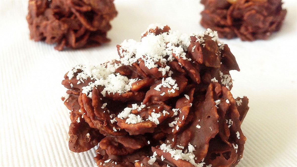 Création gourmande : roses des sables au lait noix de coco, un twist exotique