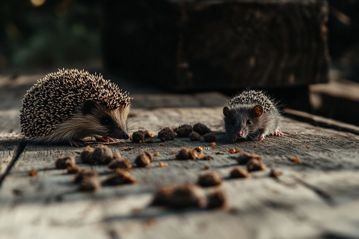 Différencier facilement crotte de hérisson et de rat