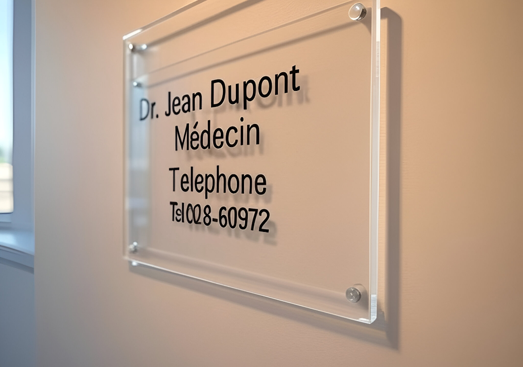 Plaques professionnelles pour médecins : que dit vraiment la loi ?