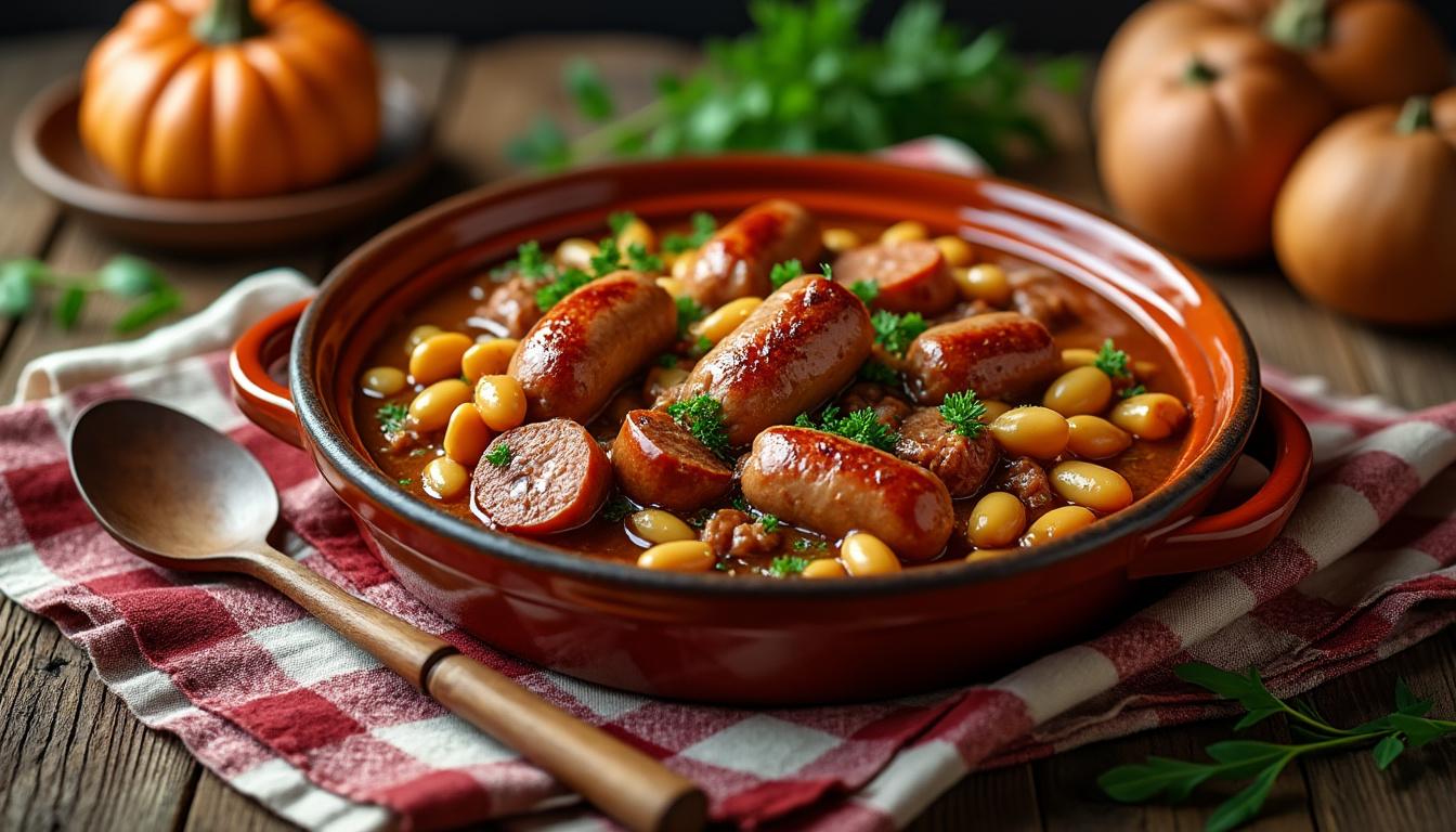 découvrez notre recette de cassoulet au companion, un plat traditionnel français qui allie parfaitement des saveurs riches et réconfortantes. préparez facilement ce délice culinaire grâce à votre robot, pour un repas convivial réussi en toute simplicité.