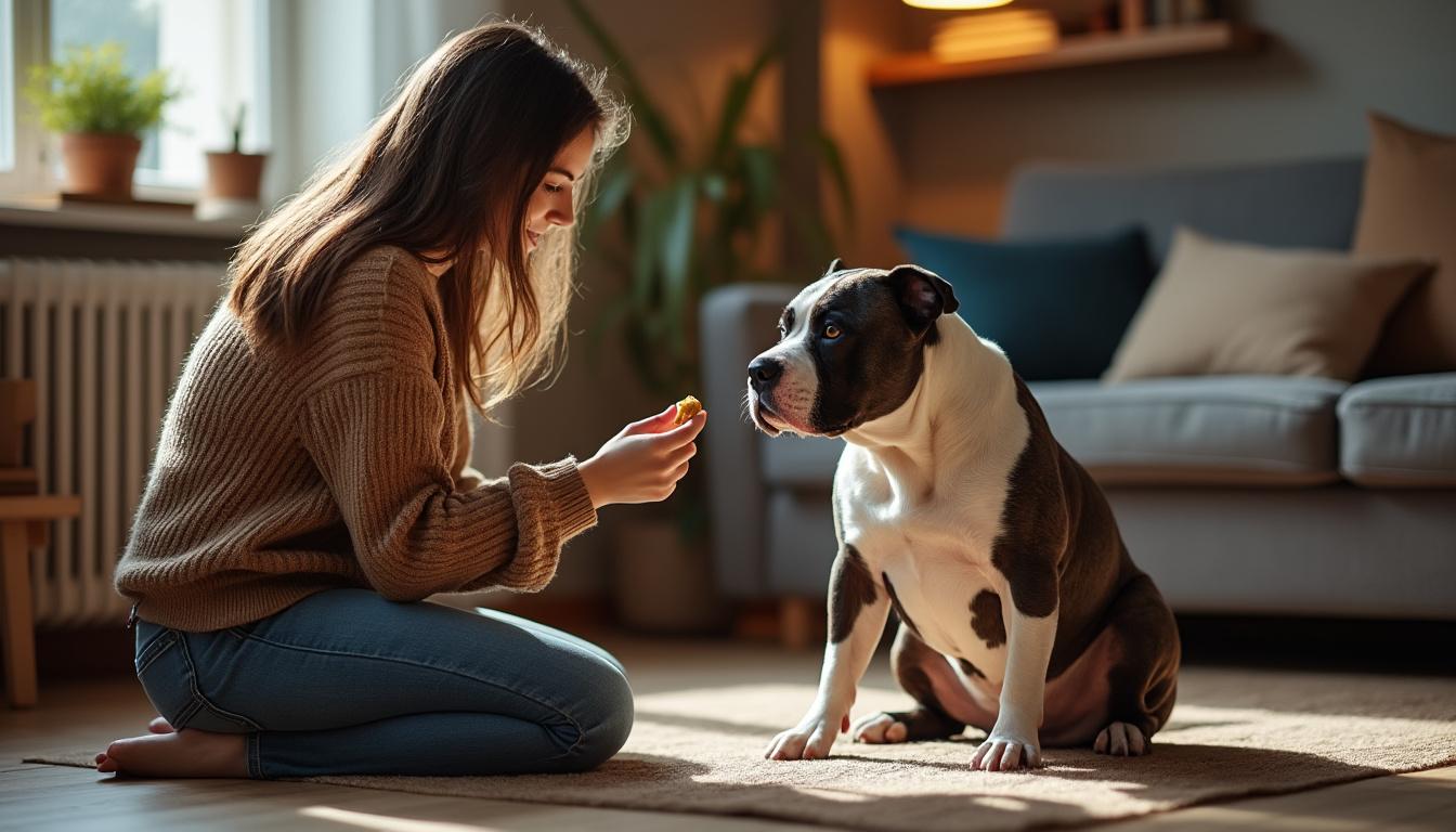 découvrez comment intégrer le renforcement positif dans l'éducation de votre american bully au quotidien. apprenez des techniques simples et efficaces pour renforcer son comportement, créer une relation harmonieuse et élever un chien équilibré et heureux.
