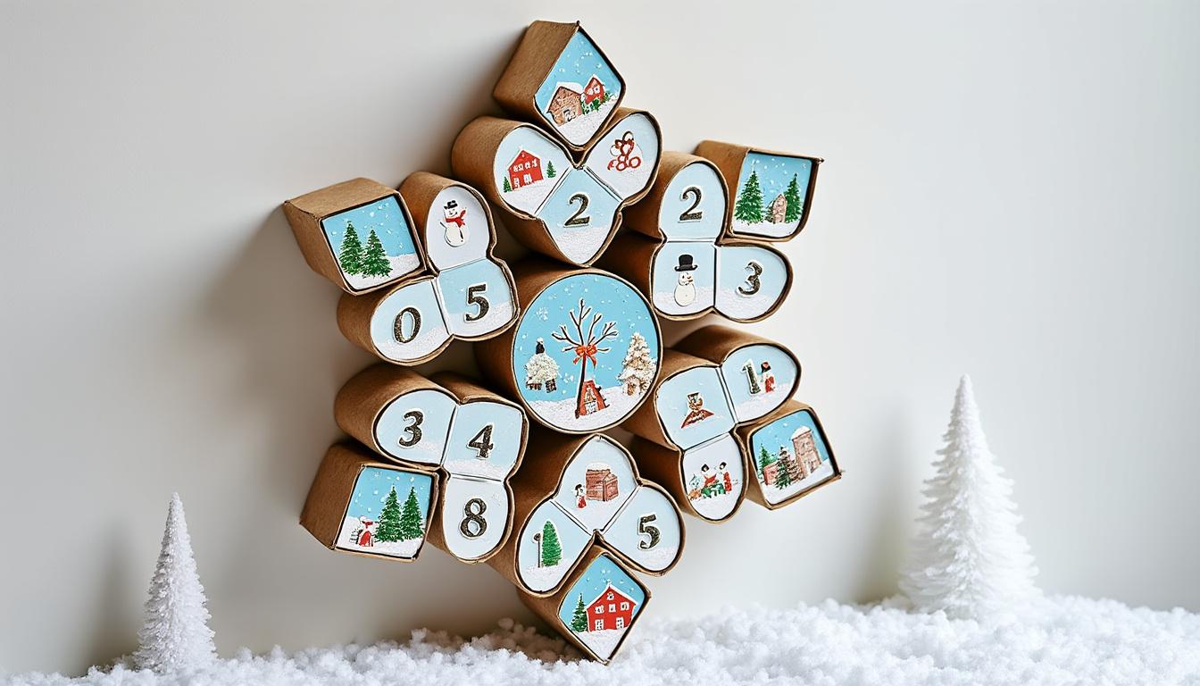 découvrez notre guide complet pour fabriquer un calendrier de l'avent en papier toilette, étape par étape. une activité créative et ludique pour toute la famille qui vous aidera à patienter jusqu'à noël tout en ajoutant une touche personnelle à votre décoration festive.