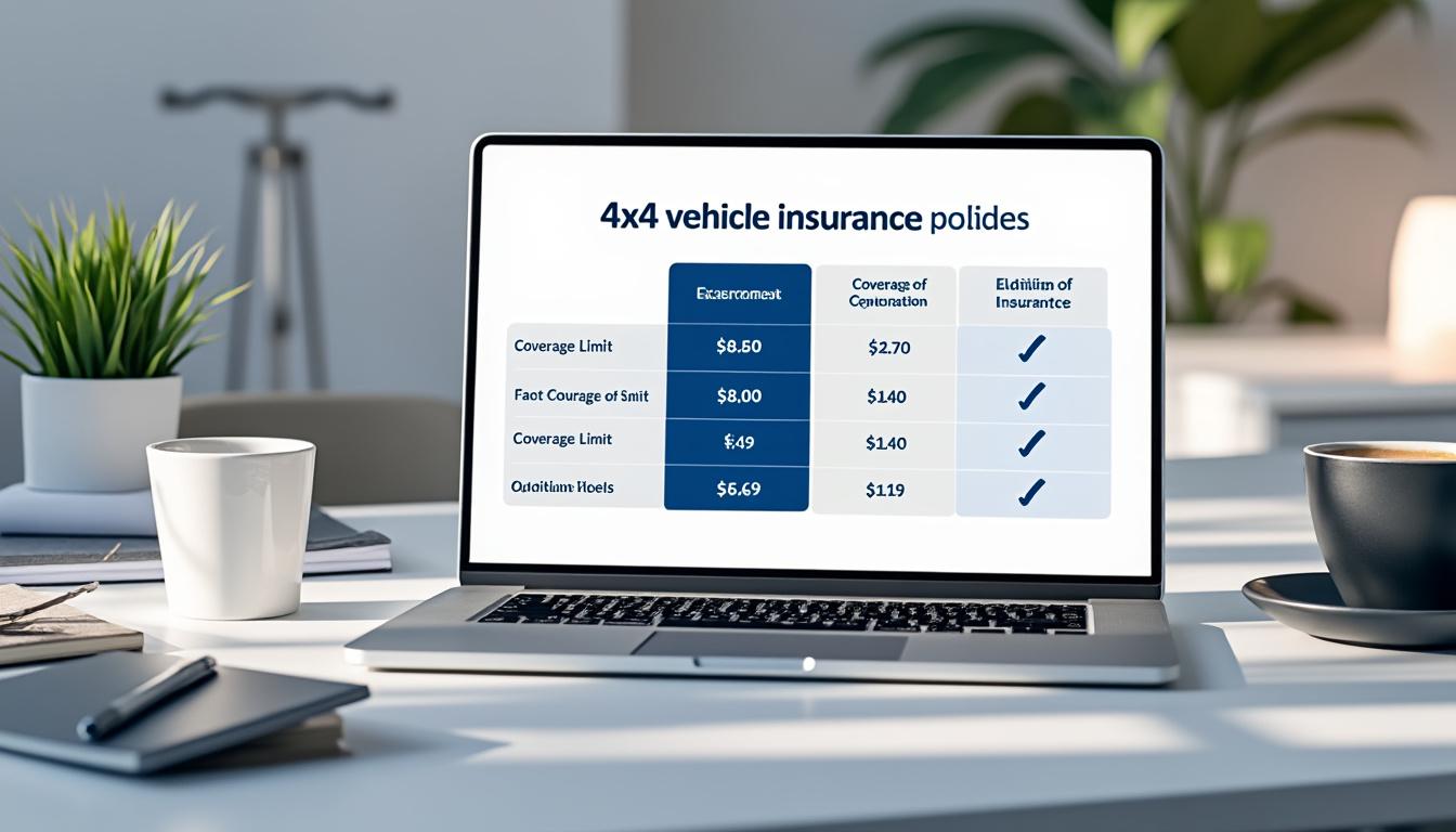 découvrez notre comparatif des meilleures offres d'assurance auto pour 4x4 pas chères. profitez de conseils d'experts et d'analyses détaillées pour choisir la couverture adaptée à votre véhicule tout terrain, tout en maîtrisant votre budget.