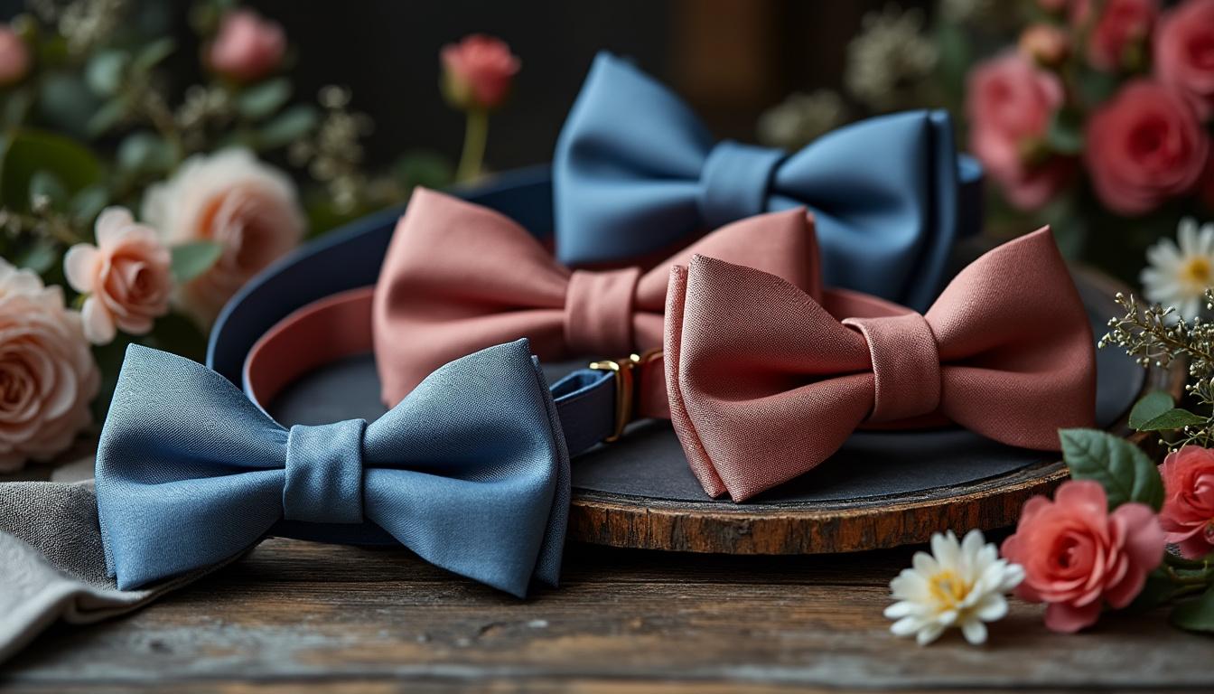découvrez des idées originales de nœuds papillon pour sublimer votre mariage et marquer les esprits. trouvez l’inspiration pour un accessoire élégant et unique le jour j.