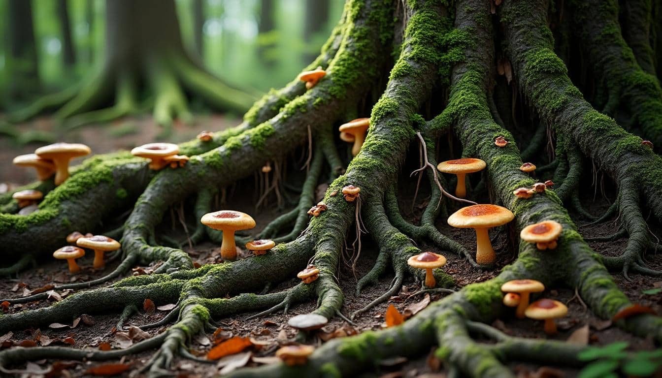 découvrez les mystères du wood wide web : ce réseau souterrain fascinant révèle comment les arbres communiquent et s'entraident grâce aux racines et aux champignons. plongez dans les secrets de la forêt !