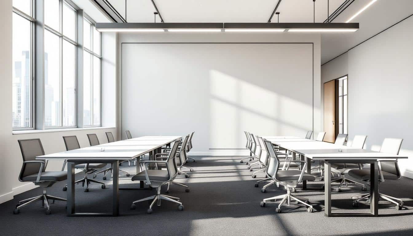 découvrez comment aménager efficacement votre salle avec des tables de réunion professionnelles adaptées pour vos séminaires, alliant confort et fonctionnalité.