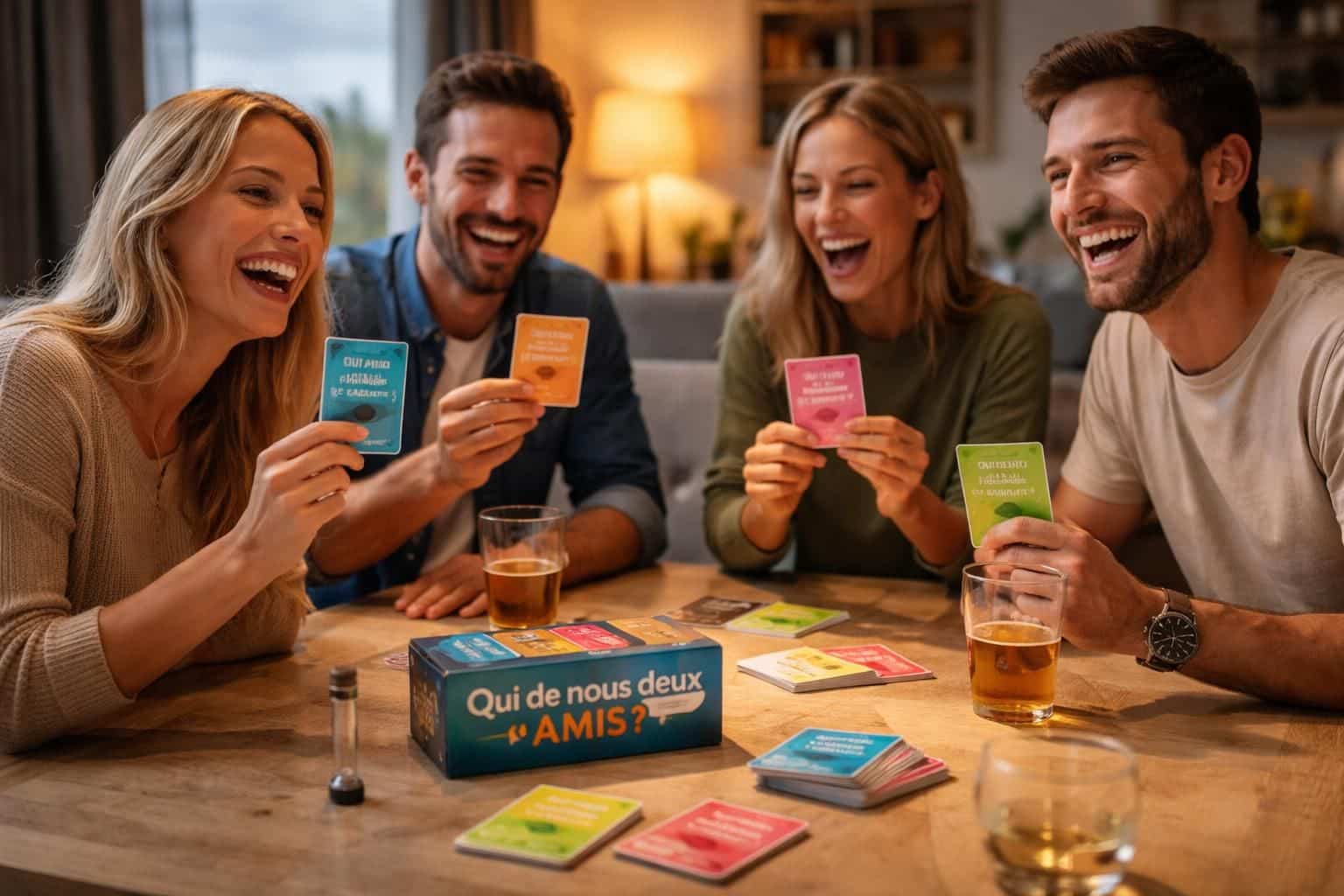 Le jeu : qui de nous deux amis, un moyen ludique de mieux connaître ses amis