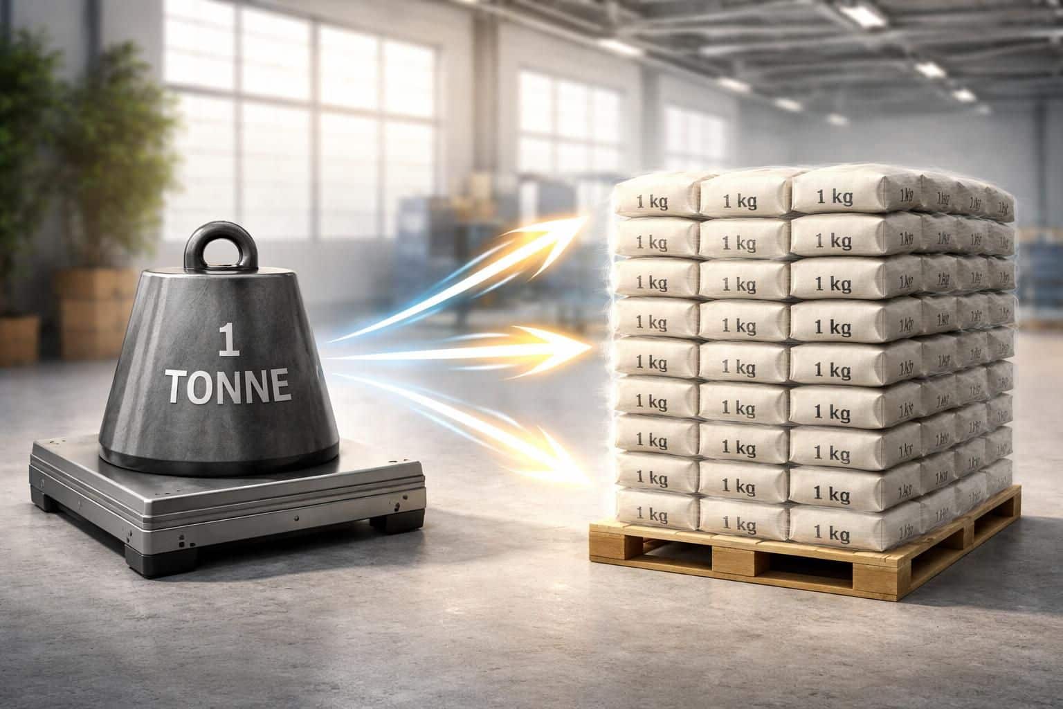Comment convertir 1 tonne en kg en quelques étapes simples