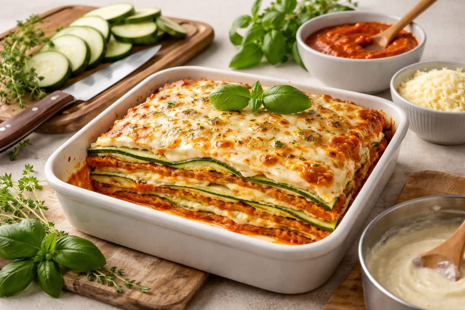 5 astuces pour réussir la parfaite lasagne de courgettes végétarienne
