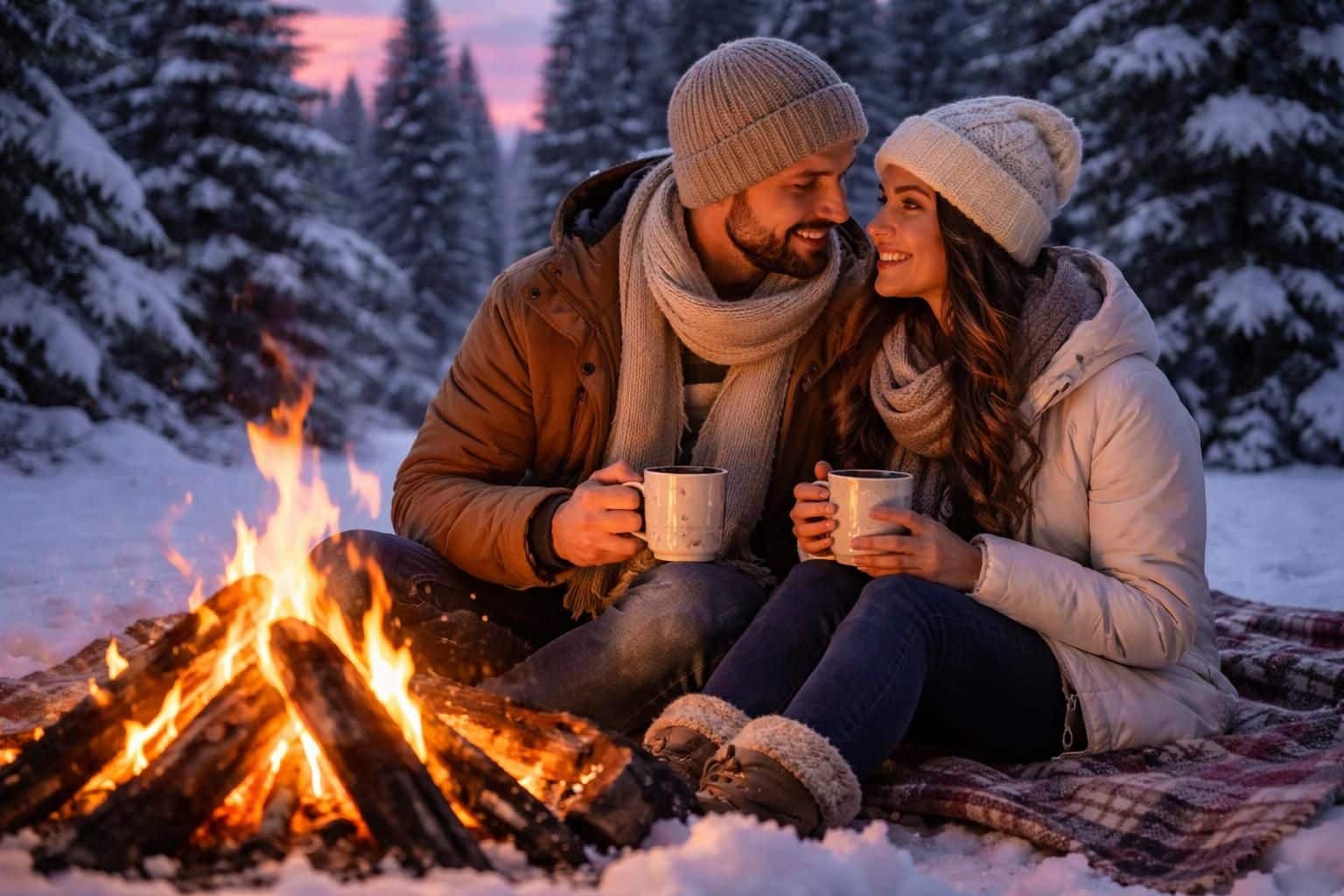 Activités hivernales intimes à explorer en couple