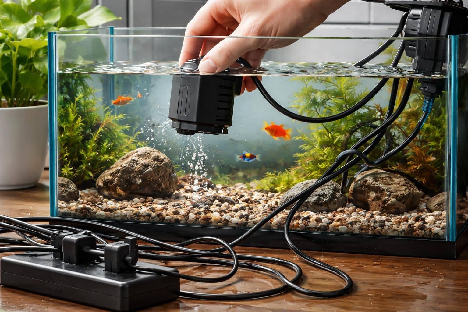 Comment installer une pompe dans un aquarium : erreurs à éviter
