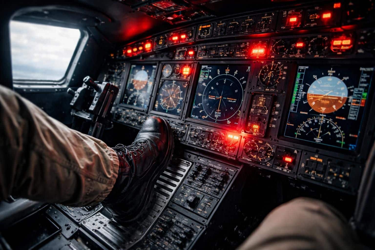 L&rsquo;impact du pied de pilote sur la gestion des urgences en vol