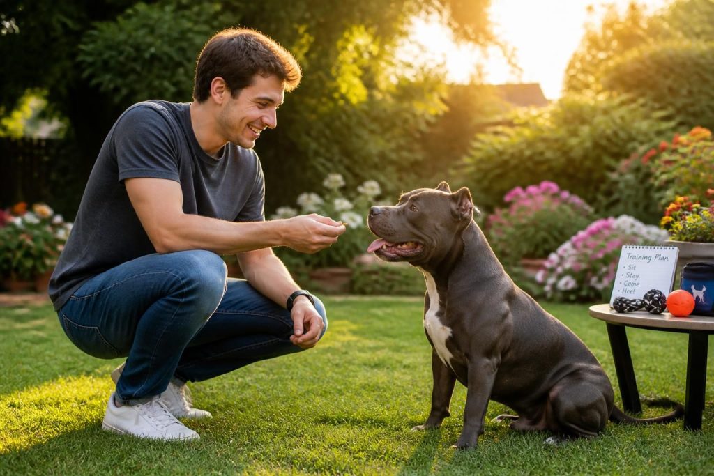 Guide pratique du renforcement positif avec un American Bully pour les débutants